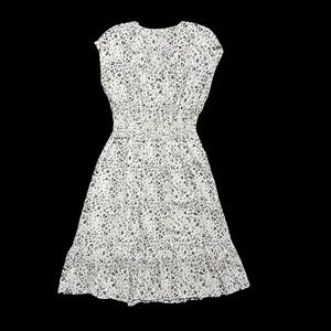 Rails White Mocha Ashlyn Leopard Print Sleeveless Mini Length Dress